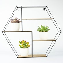 Floating Hexagonal Shelf