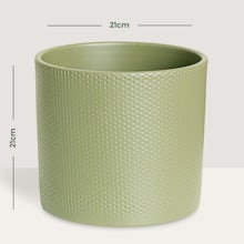 Planter Era Green- M/21cm